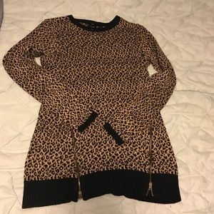 Cheetah print sweater